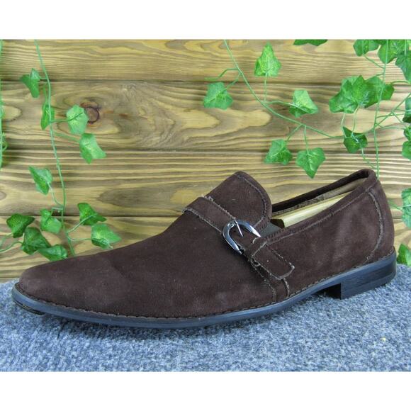 Fratelli Men's‎ Loafer Brown Leather Size 12 Medium Used 2025 - Picture 1 of 6